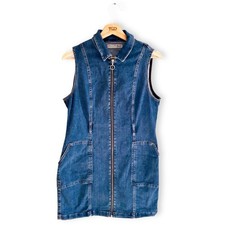 Ladies Blue Denim Dress Size