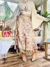 Layered Hippie Maxi Skirt
