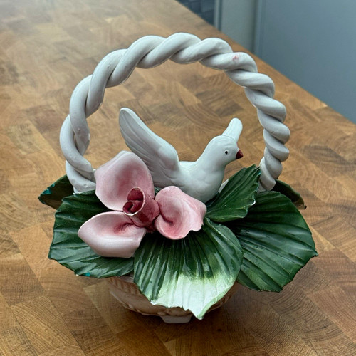 Vintage capodimonte porcelain - vintage,