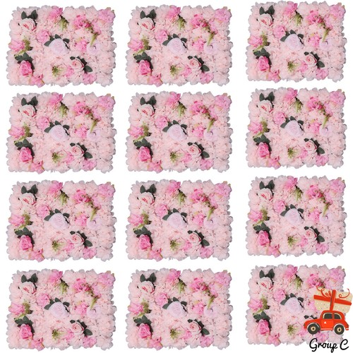 12pcs artificial flower wall - 12pcs,