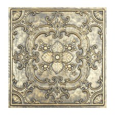 Old artistic wall panels Antique tin ceiling tiles PL19 Ancient gold 10pcs