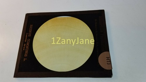 Htj glass magic lantern - glass, slide