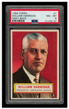 1956 TOPPS William Harridge