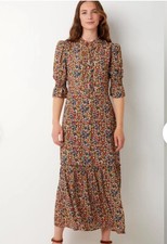 Wyse Aimee Confetti Floral Shirt Midi Dress Size 5 UK 16