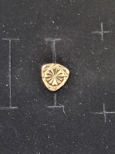 Vintage gold tone tie - tone, tack