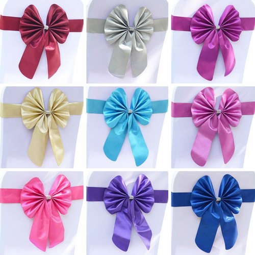 1pc satin wedding chair sash - satin,