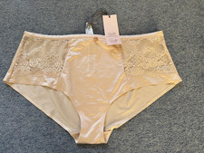 M&S Rosie Autograph Smoothing Pale Opaline High Rise Shorts Knickers Size 12 NEW