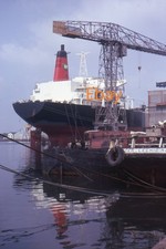 35mm Slide - BP Oil Tanker