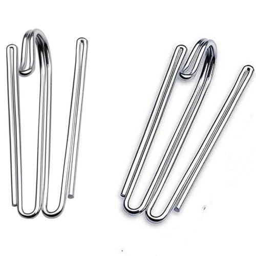 Metal curtain hooks pinch - hooks,