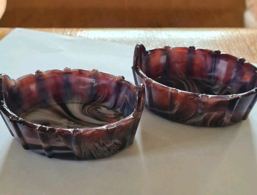 Pair antique sowerby - pair,