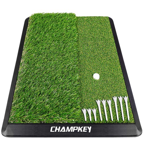Dual turf golf hitting mat - golf, |