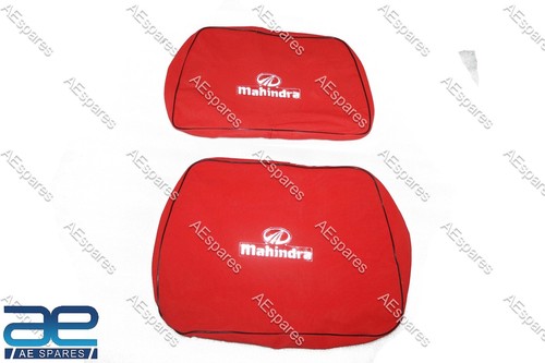 Seat cover red - for, mahindra