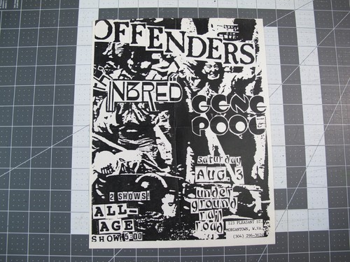 Vtg punk hardcore flyer - hardcore,