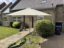 Garden Parasol with Base and Cover