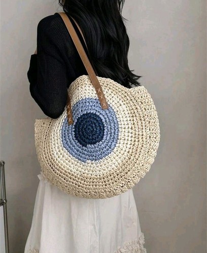 Rattan beach bag - bag, summer