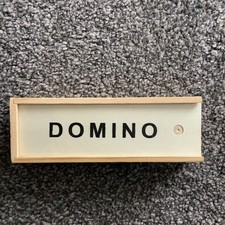 Domino Wooden Boxed Set. Double Sixes. Kandytoys . Ideal For travelling.