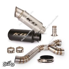 Motorcycle Exhaust System Mid Link Pipe Slip On Muffler For BMW S1000RR S1000R