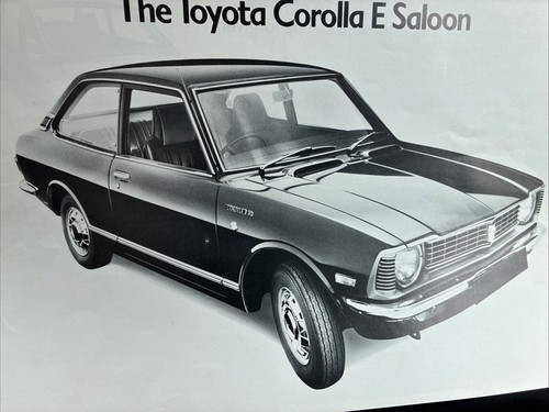 The toyota corolla saloon - corolla, e