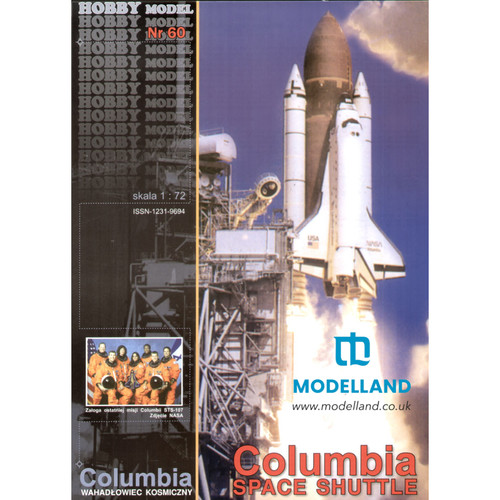 Columbia space shuttle card - shuttle,