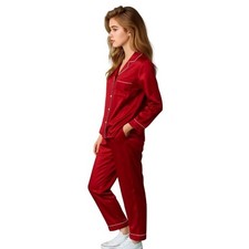 Women’s Satin Night Suit – Premium Soft & Stylish Sleepwear UK