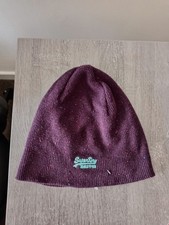 Superdry Purple Fleck Hat One Size Brand New Without Tags