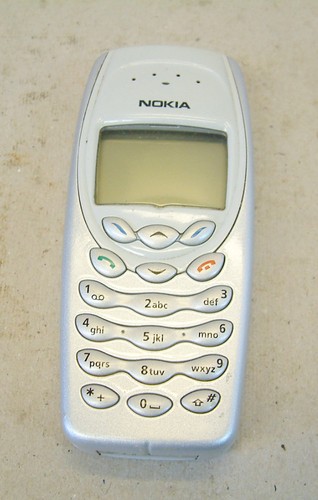 Vintage nokia 3410 silver - vintage,