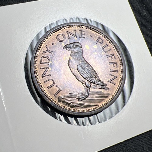1965 lundy puffin - lundy, proof