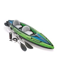 Intex Challenger K2 Kayak Inflatable 2-Person Kayak with Paddles, Pump & Repair