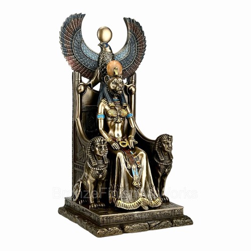 Sekhmet sitting throne - sekhmet,