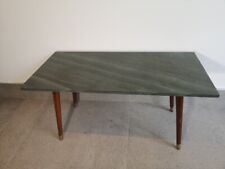 Superb Quality Sixties Westmorland  Slate Coffee Table Teak Dansette Legs 