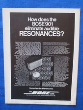 Bose 901 Speakers "Resonances"