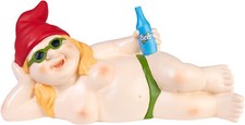Funny naked garden gnomes - gnomes, up