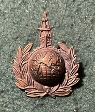 ROYAL MARINES LABOUR CORPS. Cap Badge  Brass. Vv16