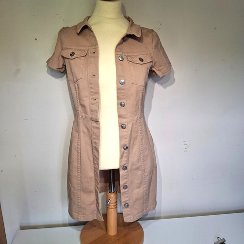 Divided beige denim mini - denim,