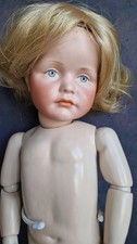 Antique bisque head - antique, doll