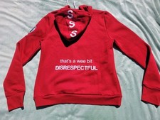 Rare Cyberdog BTS ARMY SSS That's A Wee Bit Disrespectful Hoodie Sz L Youth