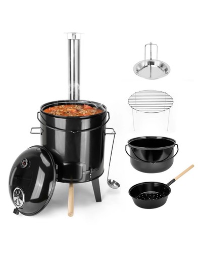 Enamelled goulash cannon