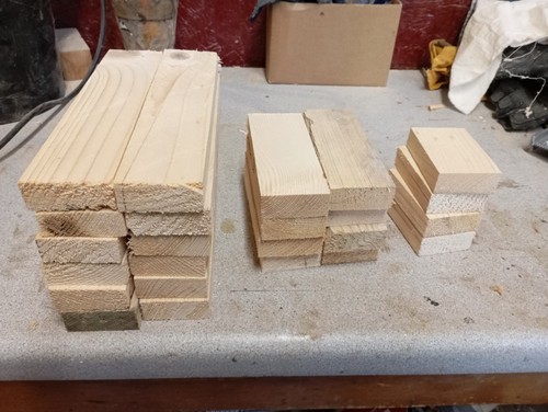 Handmade support parts out - parts,