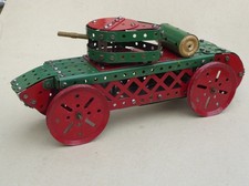 Vintage Meccano armoured car