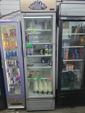 Commercial Upright Single Door Tall Display Chiller Drinks Fridge