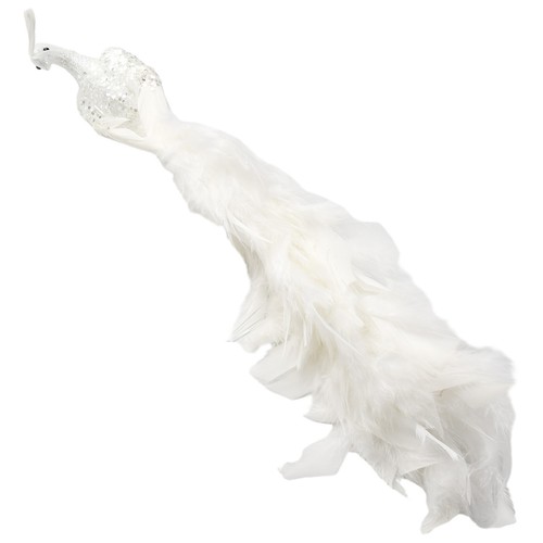 Elegant white peacock - elegant,
