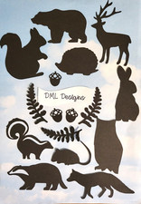 Die Cut cuts woodland mix
