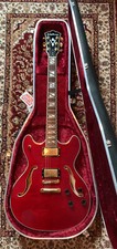 Washburn HB-35 Red Semi-Hollow Body Electric Guitar (with Case)