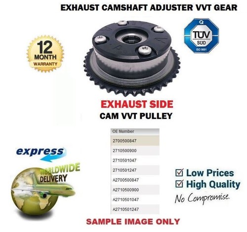 Exhaust camshaft pulley - exhaust,