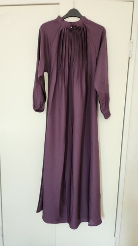 Plain plum colour abaya - plum,