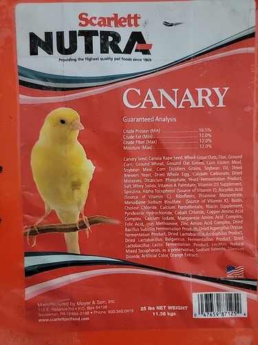 Canary food roller cuisine mix - canary,