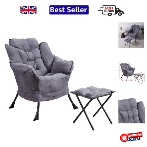 Stylish dark grey armchair - stylish,