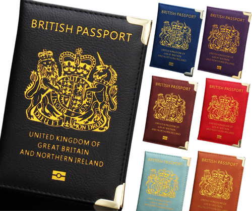 New british passport - passport, holder