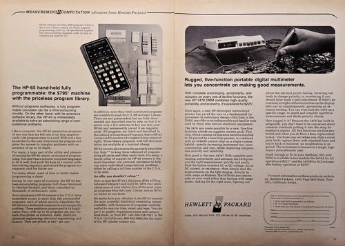 1976 hewlett packard 65 - hewlett, hp-65