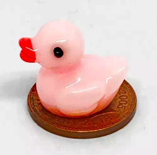 Dolls house plastic duck - house,